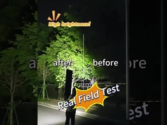 180lm/W Ip65 Ολοκληρωμένο Φωτιστικό Δρόμου LED Solar All in One Μεγάλο Έργο Διακόσμησης Μοντέρνες Τιμές