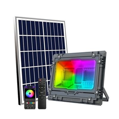 Ip65 LED ηλιακό φως πλημμύρας χρώμα φόρτιση Rgb τοίχος τοποθετημένο ηλιακά φώτα ασφαλείας