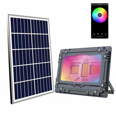 IP65 Rgb Tri Color Ηλιακό 60w LED φωτιστικό πλημμύρας με μουσική εξωτερικό ανακλαστήρα