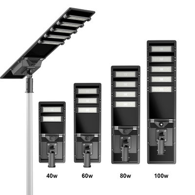 SMD5050 Ηλιακό φως LED οδού αισθητήρας κίνησης τηλεχειριστήριο 60 Watt Ηλιακό φως οδού