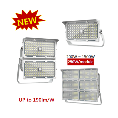 Υψηλής φωτεινότητας LED φωτισμός πλημμύρας για γήπεδα ποδοσφαίρου με τεχνολογία Smart Chip