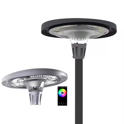 Ip65 Waterproof Led Lawn Bollard Multi Color Sun Powered Solar Garden Lights